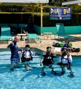 try scuba diving kids in BVI